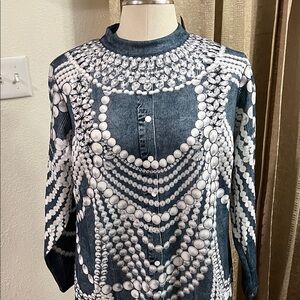 Ashley Stewart Denim look a like dress